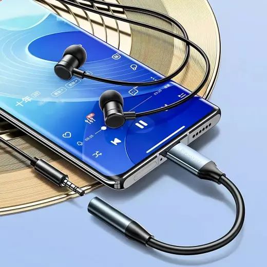 Wozinsky WACM-01 USB-C Adapter - 3.5mm Mini Jack - Black Foto 9
