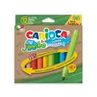Flomasteri CARIOCA Jumbo EcoFamily, 12 krāsas Foto 2