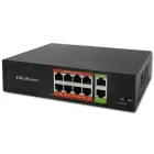Qoltec FAST Ethernet PoE SWITCH | 8x RJ45 PoE | 2x RJ45 Uplink | 120W | 10/100 Mb/s Foto 10