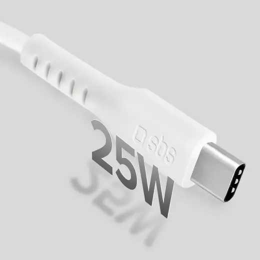 провод для передачи данных и зарядки | USB-C на USB-C | 1m | белый Фото num