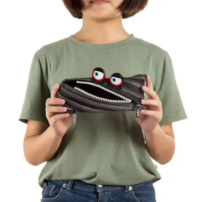 Penālis ZIPIT Wildlings Pouch, ZTM-WD-BG, melnā krāsā Foto 3