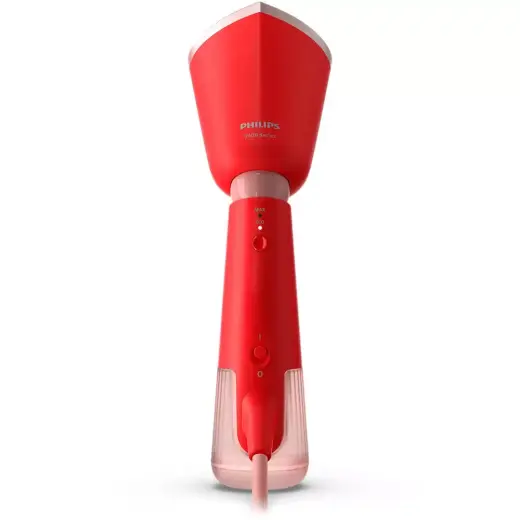 PHILIPS rokas tvaika gludināšanas ierīce, 1400W, oranži sarkans Photo
