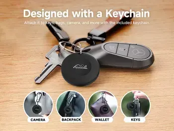 Lifemate GPS Bluetooth LifeTag Tracker HD-P16-3 Android + keyring black (damaged packaging) Фото num