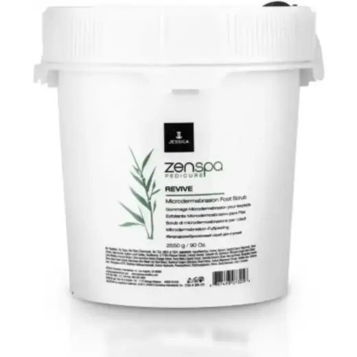 Jessica, ZenSpa Revive, Cleanse and Scrub, Foot Scrub, 2550 g Фото num