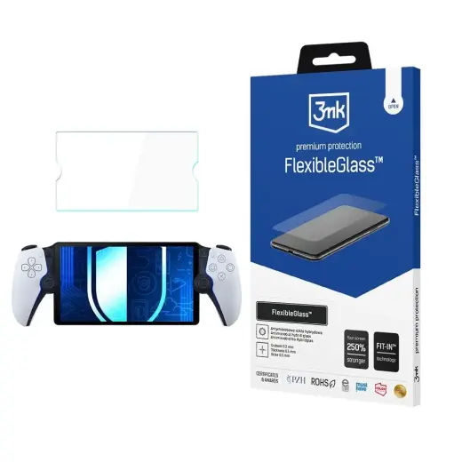 Hybrid glass 3mk FlexibleGlassâ¢ for Sony PlayStation Portal - up to 8.3" Фото num