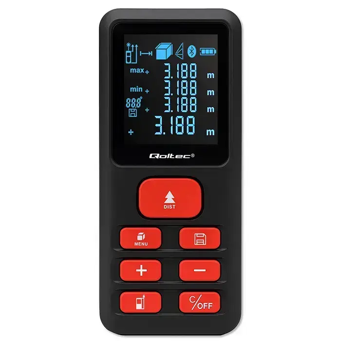 Qoltec Precise digital laser distance meter with an electronic level | LCD with backlight | 50m Foto 16