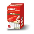 Līmējoša masa KORES Gumfix sadalīta kvadrātiņos, baltā krāsā, 84 gab., 50 g Foto 3