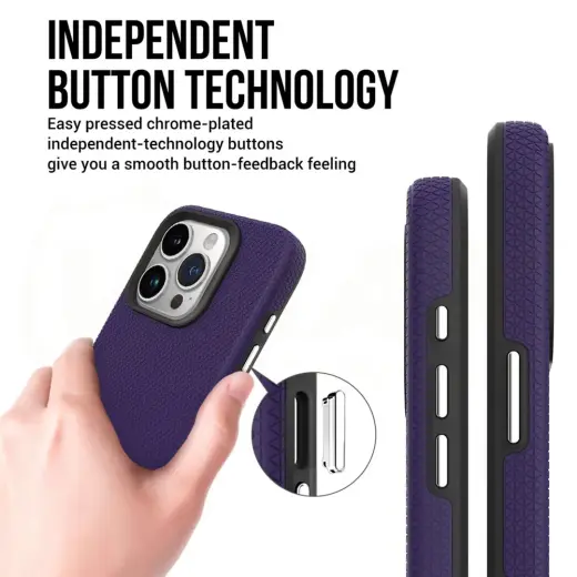 Vmax Triangle case for Samsung Galaxy A15 4G | A15 5G dark purple Photo
