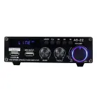 Blitzwolf AS-22 audio amplifier, 45W, Bluetooth 5.0, USB + remote control (black) Foto 1