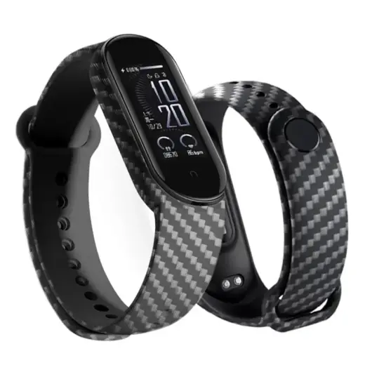Wristband for Xiaomi Mi Band 7 Carbon black Фото num