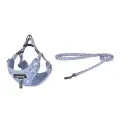 Dogness walking set leash+harness for dog (light blue) Foto 1