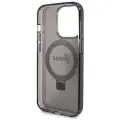 Guess GUHMP13LHRSGSK iPhone 13 Pro | 13 6.1" czarny|black hardcase Ring Stand Script Glitter MagSafe Фото num
