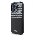 DKNY PU Leather Repeat Pattern Card Pocket Case for iPhone 15 Pro Max Black — Foto 2