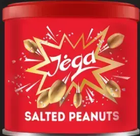 Grauzdēti zemessrieksti Jėga ar sāli (bundžā), 140g
