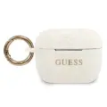 Guess Silicon Glitter telefona maciņš priekš AirPods Pro balts Foto 1