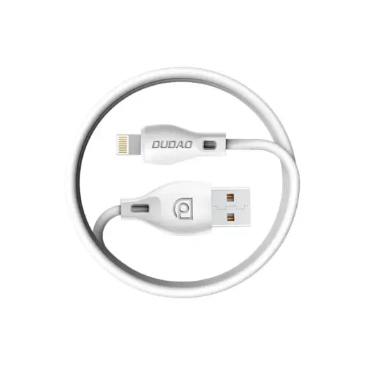 Dudao micro USB data charging cable 2.4A 1m white (L4M 1m white) Photo