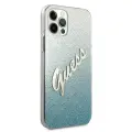 Guess GUHCP12LPCUGLSBL iPhone 12 Pro Max 6,7" niebieski|blue hardcase Glitter Gradient Script — Photo 4