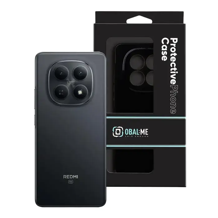 OBAL:ME Glossy phone case for Redmi Note 15 4G black