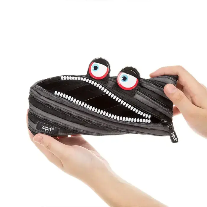 Penālis ZIPIT Wildlings Pouch, ZTM-WD-BG, melnā krāsā Foto 4