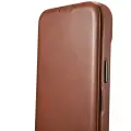 iCarer CE Oil Wax Premium Leather Folio Case iPhone 14 Plus magnetic flip case MagSafe brown (AKI14220707-BN) — Photo 31