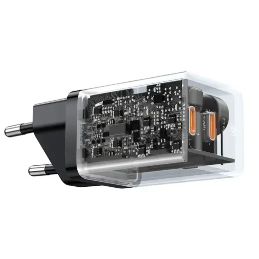 Baseus GaN5 Pro 40W 2xUSB-C Wall Charger - Black Foto 6