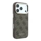 Guess 4G Gold Frame maciņš ar MagSafe atbalstu telefonam iPhone 18 Pro Max brūns — Foto 3
