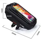 Etui|uchwyt rowerowy WILDMAN XS1 sakwa na ramę czarna|black Foto 12