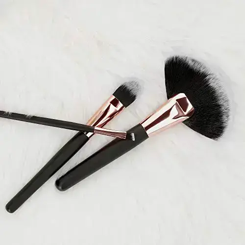 MIMO Black Makeup Brush Set 24 Pcs Foto 3
