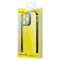 Baseus Glitter Transparent Case and Tempered Glass set for iPhone 14 Pro Max (blue) Photo