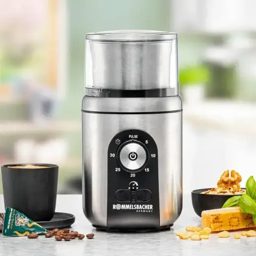 Rommelsbacher Spice Coffee Grinder stainless steel black Schwarz EGK 250 (EGK 250) Foto 3