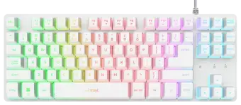 Klaviatūra Trust GXT833PS Thado TKL White US