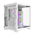 Darflash FT350 computer case + 5 aRGB fans (white) — Foto 4