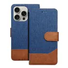 Jeans book type phone case for iPhone 16 Pro Max blue — Photo 5