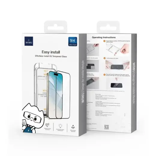 WIWU tempered glass for iPhone 16 Plus 6,7" Wi-SQ008 Foto 5