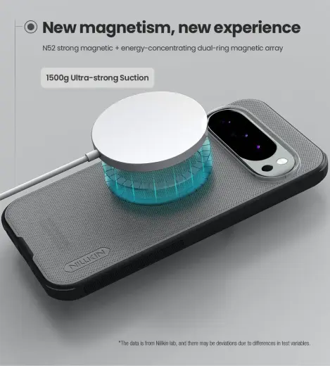 Nillkin Super Frosted PRO Magnetic Back Cover for Google Pixel 10 Pro XL Transparent Black Foto 3