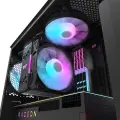 Darkflash DK352 Plus Computer Case with 4 fans (Black) Foto 6