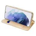 Dux Ducis Skin Pro Holster Cover Flip Cover for Samsung Galaxy S22 + (S22 Plus) gold Photo