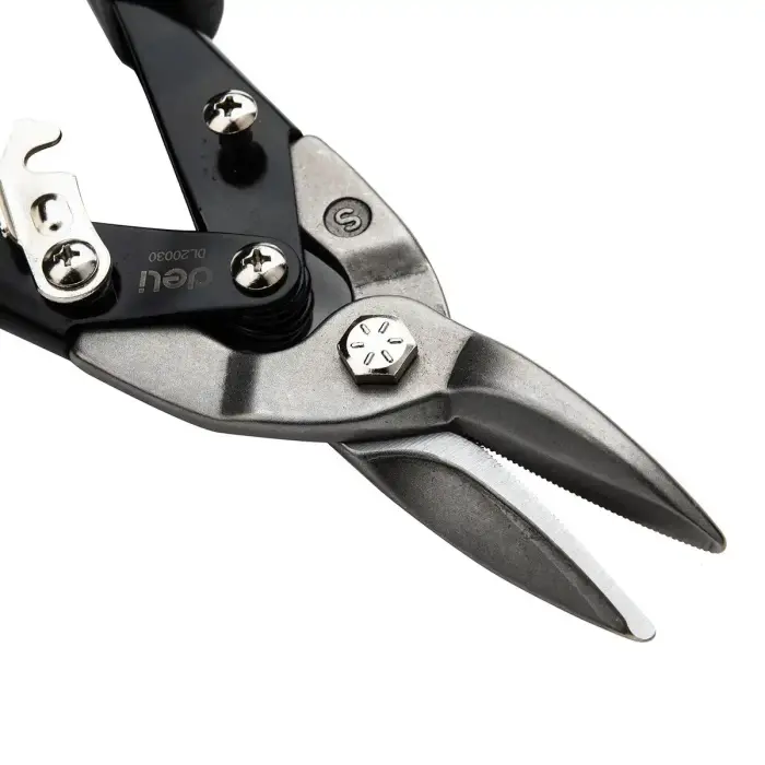 Tērauda griezējs 250 mm Deli Tools EDL20030 (melns un dzeltens) Foto 4