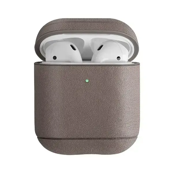 UNIQ Terra Case AirPods 1/2 gen. Genuine Leather beige
