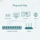 TP-LINK TPLINK Switch (LS1008) Foto 4