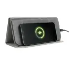 Mouse pad with wireless charger 15W OJD-82 brown grey — Foto 2
