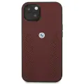 Etui BMW BMHCP13SRSPPR iPhone 13 mini 5,4" czerwony|red hardcase Leather Curve Perforate Foto 2