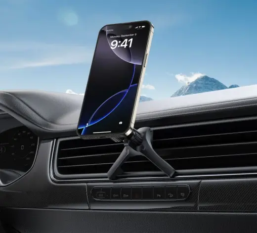 TECH-PROTECT N53 MAGNETIC MAGSAFE STABLE VENT CAR MOUNT BLACK Photo