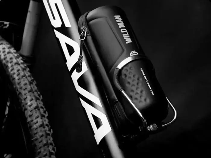 WILDMAN traveling bag for bike frame with zipper 1L ES5 black Photo