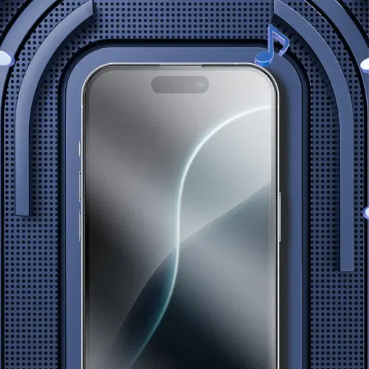Benks Tempered glass Joy Touch Matte Glass (0N65) for Iphone 16 Pro black Foto 5