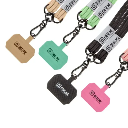 OBAL:ME NeckTag Trio Rope for Mobile Phone Black Foto 3
