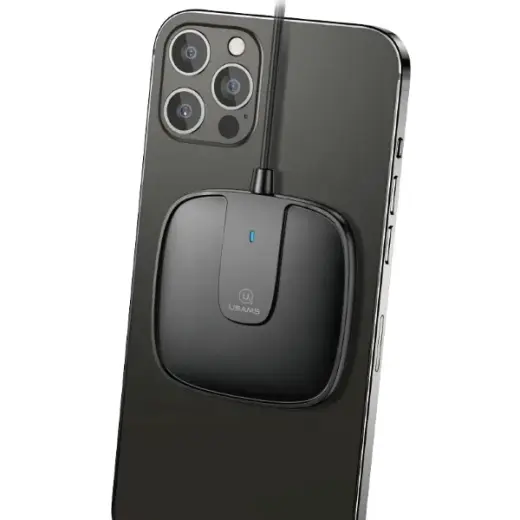 USAMS Ład. indukcyjna US-CD153 magnetic 15W iPhone 12 series czarny|black CD153DZ01 Фото num