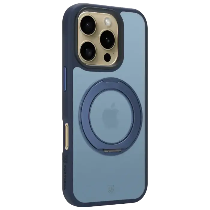 Tactical MagForce Hyperstand Cover for Apple iPhone 16 Pro Deep Blue