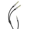 Audio cable mini jack 3.5mm to 2x jack 6.35mm male Vention BARHK 8m Фото num