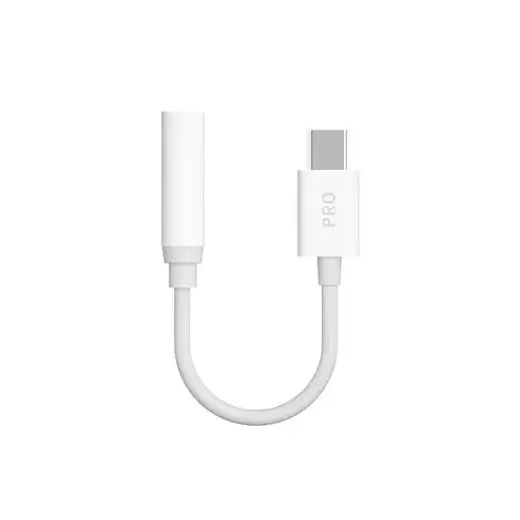 Dudao Переходник-конвертер с USB Type C на разъем для наушников 3,5 мм (female) белый (L16CPro white) Фото num